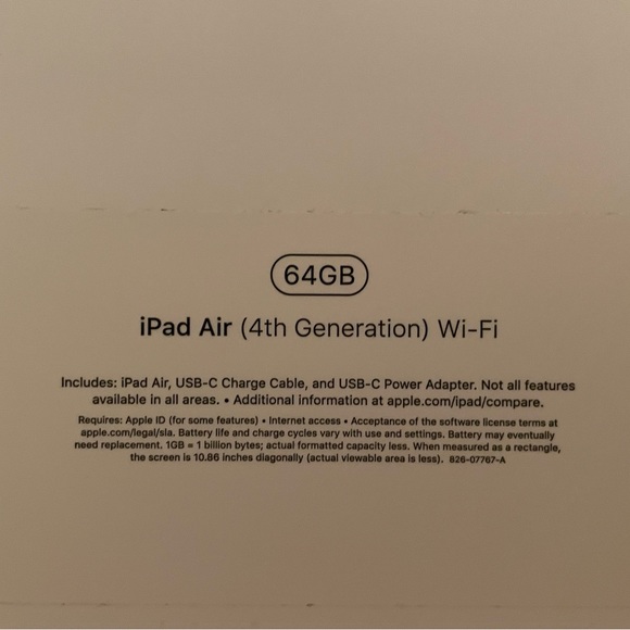 Generation 4 iPad Air (64GB) and Apple Pencil
